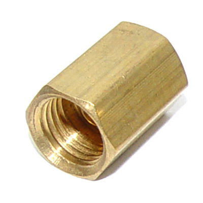 Chevrolet Car - Brass Union, 3/8-24 Female Thread Both Sides, 3/16