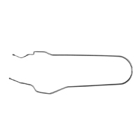 55 Chevrolet Full Size 6 cyl or V8 w/Single Exhaust - Front to Rear Brake Lines, Inside Frame