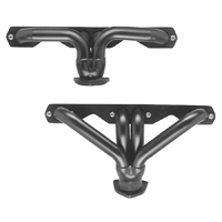 55-57 Chevrolet Small Block - Black, Block Hugger Headers, Pair