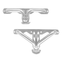55-57 Chevrolet Small Block - Silver-Coated, Block Hugger Headers, Pair