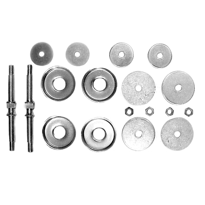 55-57 Chevrolet Full Size V8 or 6-Cylinder - LH & RH Motor Mount Stud Set