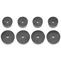 55-57 Chevrolet V8 or 6-Cylinder, Original Rubber Motor Mount Cushions, LH & RH, Set