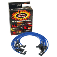 Chevrolet  V8 Car - Flame Thrower 8mm MAGx2 Spark Plug Wires Set, with 90� Plug Boots, Blue