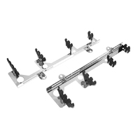 Chevrolet V8 SB or BB Car - Universal Spark Plug Wire Loom, Chrome, Pair