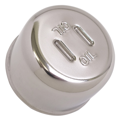 58-67 Chevrolet Passenger Car V8 Oil Breather Cap, Breather Type, Stainless Steel