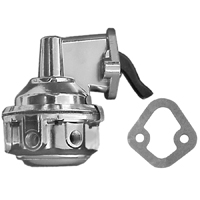 58-72 Chevrolet Small Block Car Holley Chrome Fuel Pump, 60 GPH