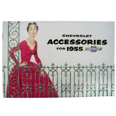55 Chevrolet Full Size Car - Accessory Book, 31 Pages