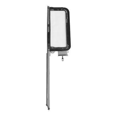 55-57 Chevrolet 2- or 4-Door Sedan or Station Wagon (exc Nomad) Clear Glass Vent Window Assembly, LH