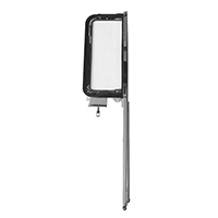 55-57 Chevrolet Full Size 2- or 4-Door Sedan or Station Wagon (exc Nomad) Clear Glass Vent Window Assembly, RH