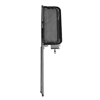 55-57 Full Size 2/4 Door Sedan/Station Wagon (exc Nomad) Smoked Glass Vent Window Assembly, LH