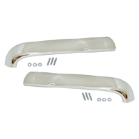 56 Chevorlet Hood Bar Extensions, Chrome, Reproduction