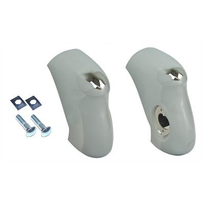 56 Chevrolet Nomad & Wagon Rear Bumper Guards, w/ Hardware, Pair