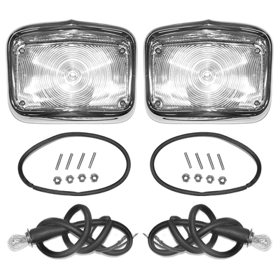 56 Chevrolet Fullsize Parking Light Assemblies, Pair