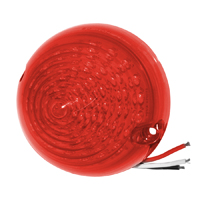 55 Chevrolet Fullsize Tail Light Lens, Red L.E.D. Each