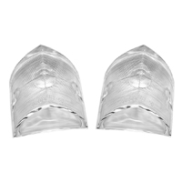 56 Chevrolet Fullsize Back-up Light Lens, Clear Plastic, Pair