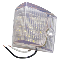 56 Chevrolet Fullsize Back-up Light Lens, L.E.D. Clear Plastic, Each