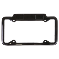 56-Up License Plate Frame, with Tags, Black Powder Coated