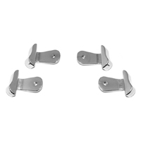 56 Chevrolet Passenger Car Bel-Air 4 Dr. Hardtop Center Post Body Side Molding Set, 4 Pieces