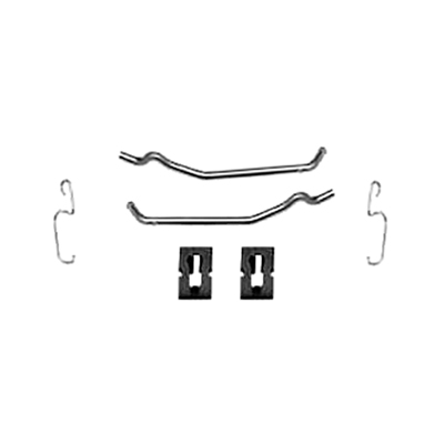 56 Chevrolet Full Size Door Lock To Latch Rod Set With Clips, Set