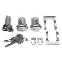 56-58 Chevrolet Full Size 2-Door Hardtop or Convertible Ignition & Door Lock Set w/Flat-Type Pawl