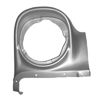 56 Chevrolet Front Fender Headlight Housing Panel, RH