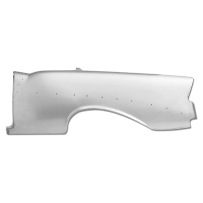 56 Chevrolet 2-Door Hardtop/Convertible Full Factory 1/4 Panel w/Molding Holes, LH