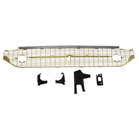 57 Chevrolet Bel Air Grill Assembly, Gold  with Chrome Tie Bar