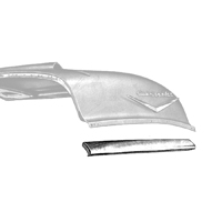 57 Chevorlet Hood Bar, Chrome