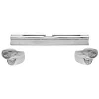 57 Chevrolet Exc. Nomad & Wagon, Sedan Delivery Rear Bumper, 3 Piece Style, Chrome
