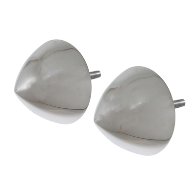 **CALL**57 Chevrolet Front Bumper Bullets, Smooth, Custom Chrome, Pair