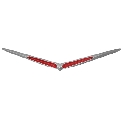 57 Chevrolet Fullsize 3rd Brake Light Kit, Chrome Each