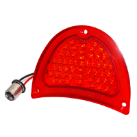 57 Chevrolet Fullsize Tail Light Lens, Red L.E.D.'s Each