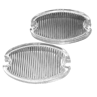 57 Chevrolet Fullsize Back-up Light Lens, Clear Plastic, Pair
