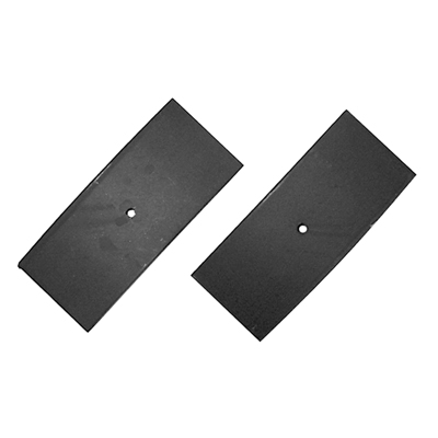 57 Chevrolet Fullsize Back-up Light Delete Plate Mounting Brackets, Pair