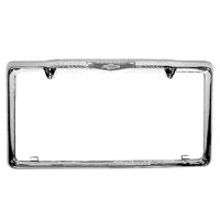 57 Original-Style License Plate Frame - Chrome