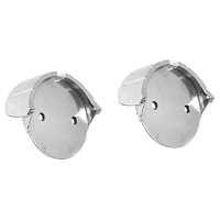 **CALL**57 Chevrolet Fullsize Hood Rocket Backing Plates, Chrome, Pair