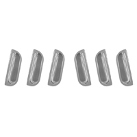 57 Chevrolet Fullsize 210 Fender Louvers Set, Silver