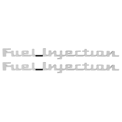 57 Chevrolet Fullsize Fuel Injection Emblem, Chrome, Pair