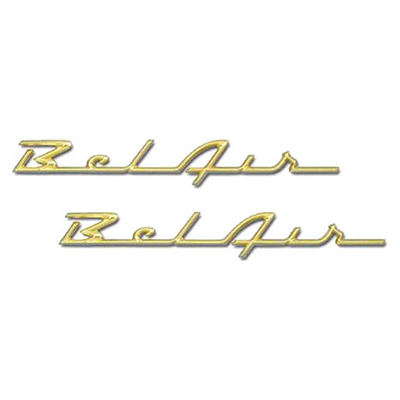 57 Chevrolet Bel-Air Quarter Panel Emblem, 