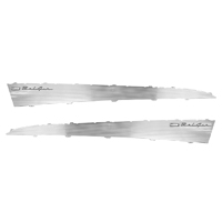 57 Chevrolet 2 Door Bel-Air Quarter Panel Inserts, with 