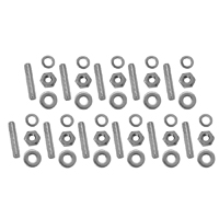 57 Chevrolet Passenger Car Hood Molding Mounting Kit, 11 Pieces