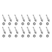 57 Chevrolet Bel-Air Wagon Fin Molding Pin Set, 16 Pieces