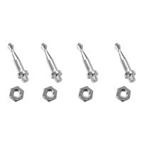 57 Fin Molding Pins, Short Pins, Set of 4 Pieces