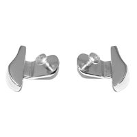 57 Chevrolet Passenger Car Bel-Air 4 Dr. Hardtop Center Post Body Side Molding Set, 2 Pieces