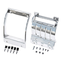 57 Chevrolet Full Size Heater Control Bezel & Face Plate, Set