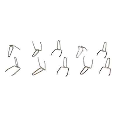 57 Chevrolet Full Size - 10-Piece Dash Molding Clip Set