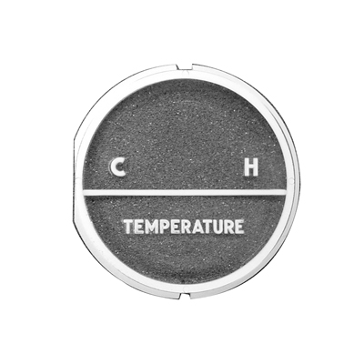 57 Chevrolet Full Size - Dash Gauge Lens, Temperature