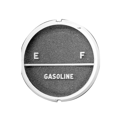 57 Chevrolet Dash Gauge Lens, Gasoline