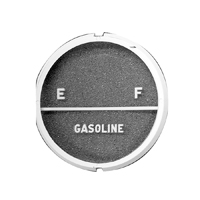 57 Chevrolet Dash Gauge Lens, Gasoline