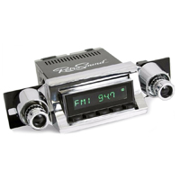 57 Chevrolet Full Size Retrosound Hermosa Stereo with Black Faceplate